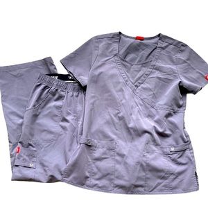 Dickieβs Sz Small Gray Womenβs Scrubs